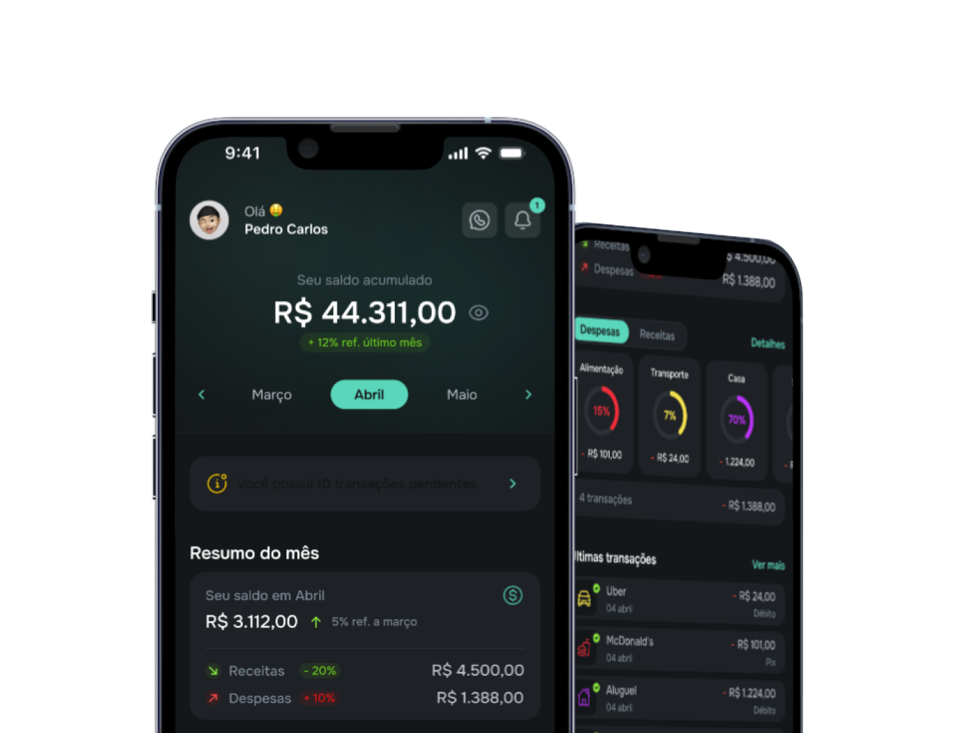 Controle Financeiro Integrado com WhatsApp